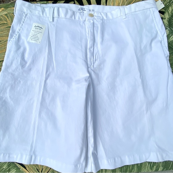 WHITE IZOD SALTWATER STRETCH CLASSIC FLAT FRONT CHINO SIZE 40 - Picture 4 of 8